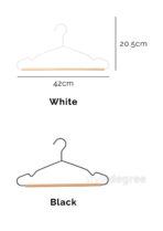 Scandinavian Clothes Hanger (5pc Set) Closet Wardrobe Hangers Style Degree Sg Singapore