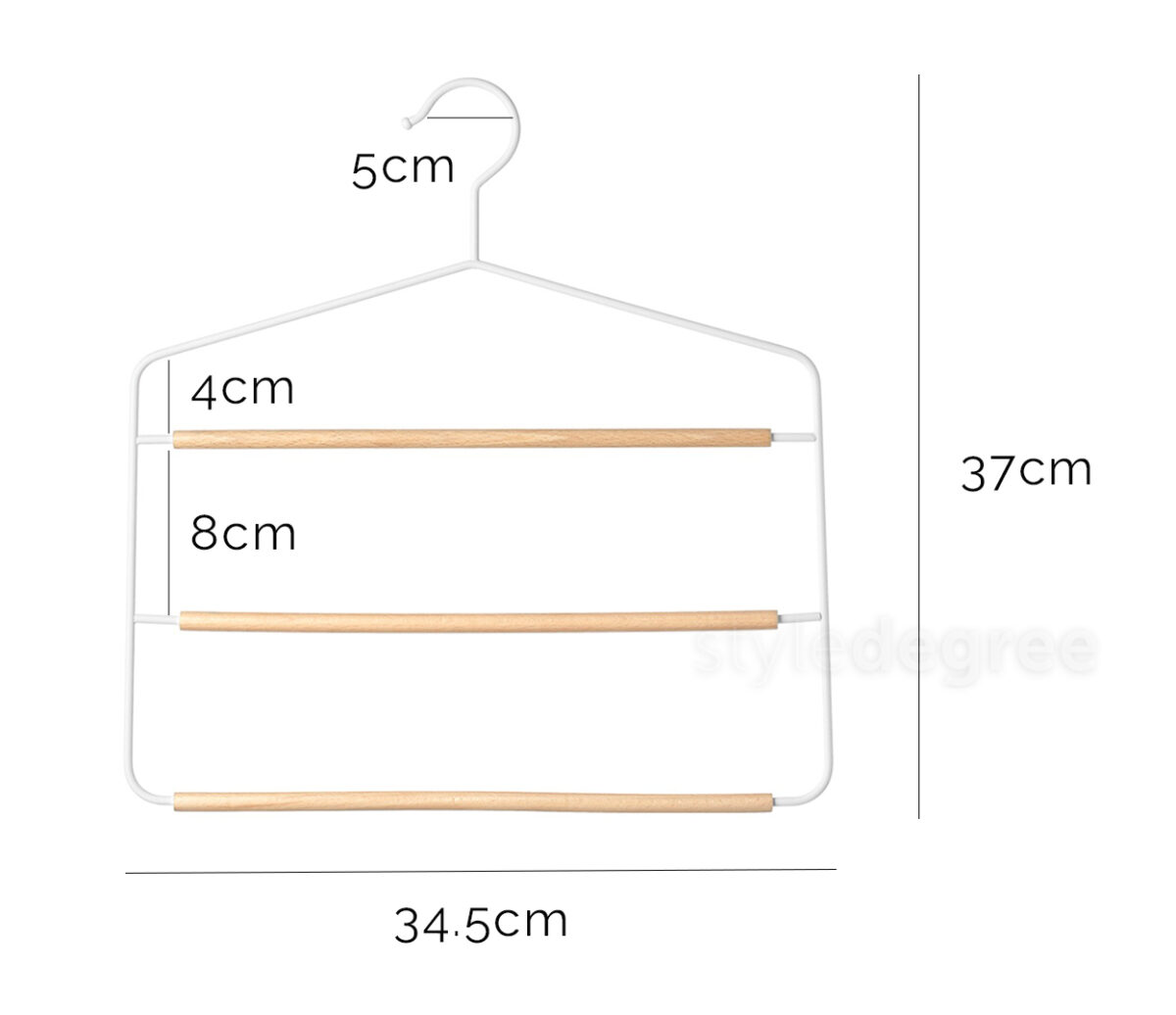 Scandinavian Ladder Pants Hanger Clothes Wardrobe Closet Hangers Style Degree Sg Singapore