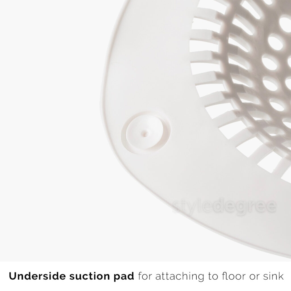 Underside suction pad, Floor & Sink Drain Cover Style Degree