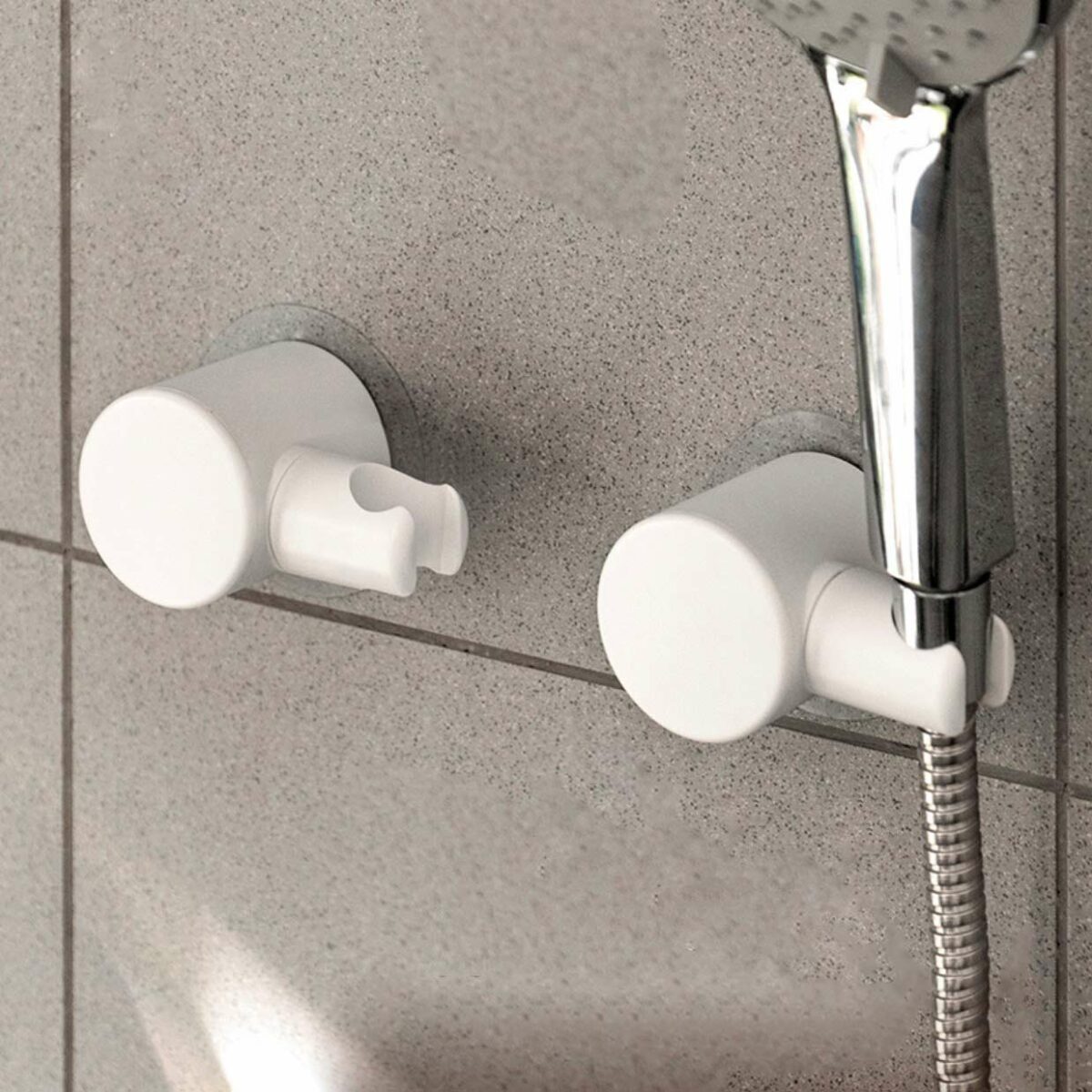 Easy Shower Head Wall Holder Bathroom Shower Stall Non-damaging Style Degree Sg Singapore