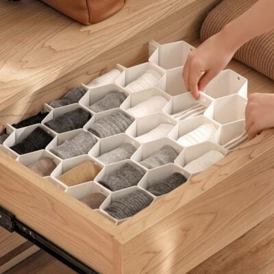 Honeycomb Customisable Drawer Organizer
