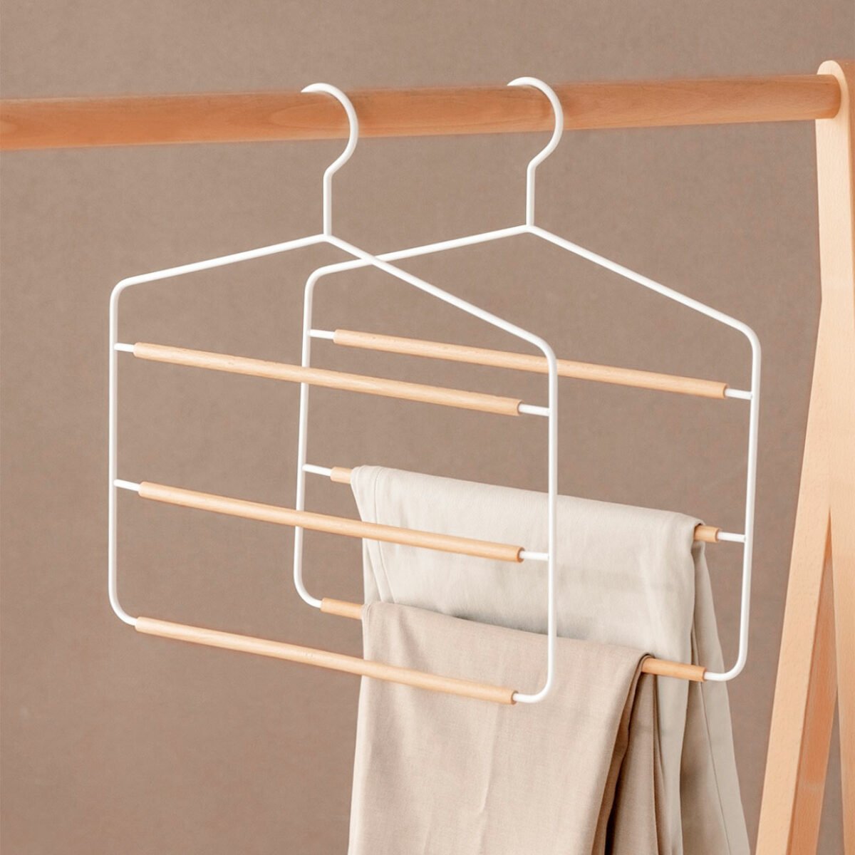 Scandinavian Ladder Pants Hanger Clothes Wardrobe Closet Hangers Style Degree Sg Singapore