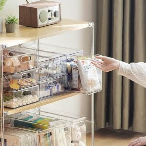 Clear Multi-Purpose Storage Drawer, Stackable Clear Drawers For Home, Transparent Storage Bins Storage Boxes, Singapore, SG, Style Degree