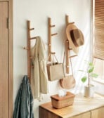 Woody Wall Hanging Clothes Stand Holder Hats Bag Door Shelf Storage Style Degree Sg Singapore