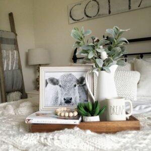 Bedroom tray with photo frame, Bedroom tray with personal trinkets, Style Degree, Singapore, SG, StyleMag.