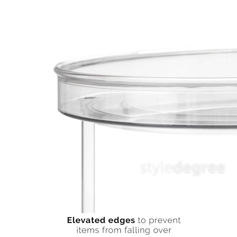 Clarity MultiTier Lazy Susan Cosmetic & Makeup Organizer