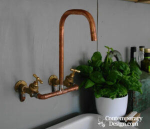 Place small potted plants around bathroom pipes, Hide thin sink pipes with small potted plants, Style Degree, Singapore, SG, StyleMag.