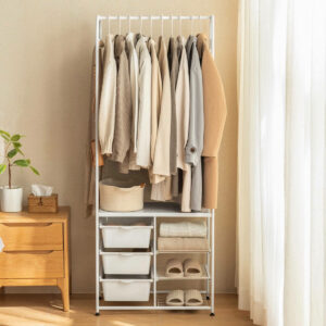 Grande Open Wardrobe Closet Clothes Lingerie Undergarment Storage Rack Drawer Style Degree SG Singapore