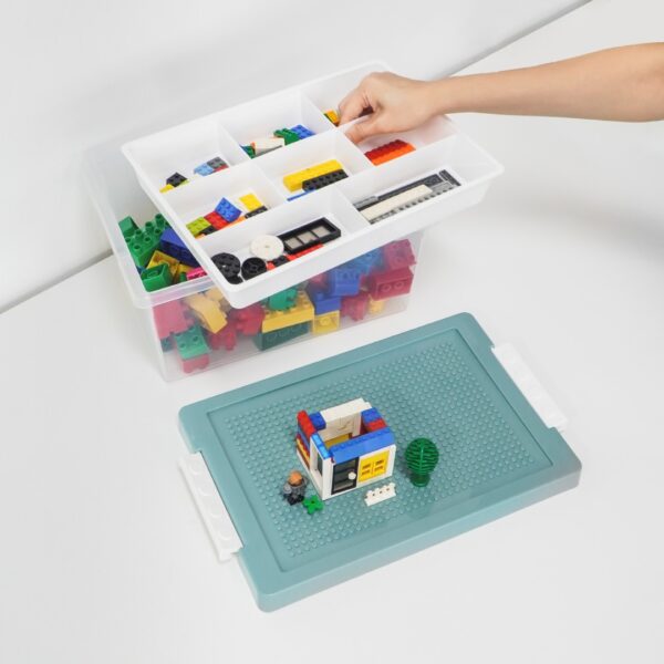 Kids 2-Tier Storage Box Baby Mum Organization Toys Container Style Degree Sg Singapore