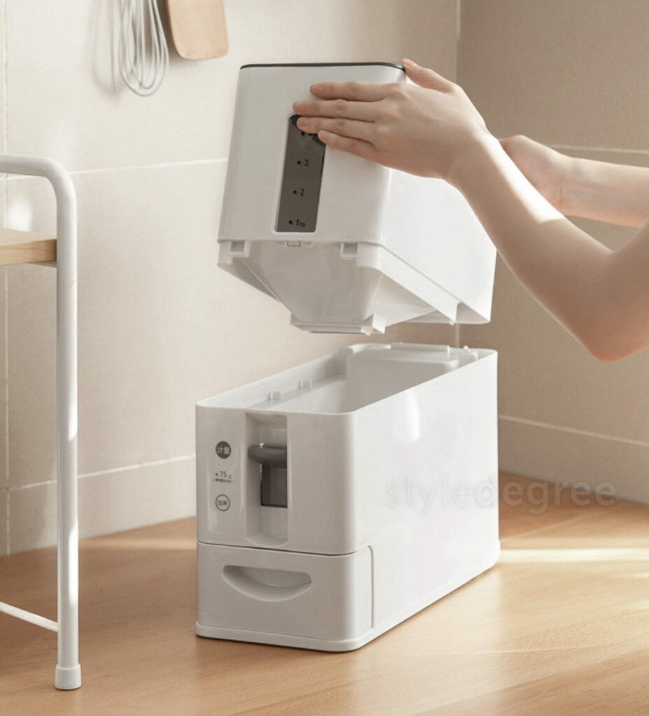 Everyday Rice Storage Dispenser Box