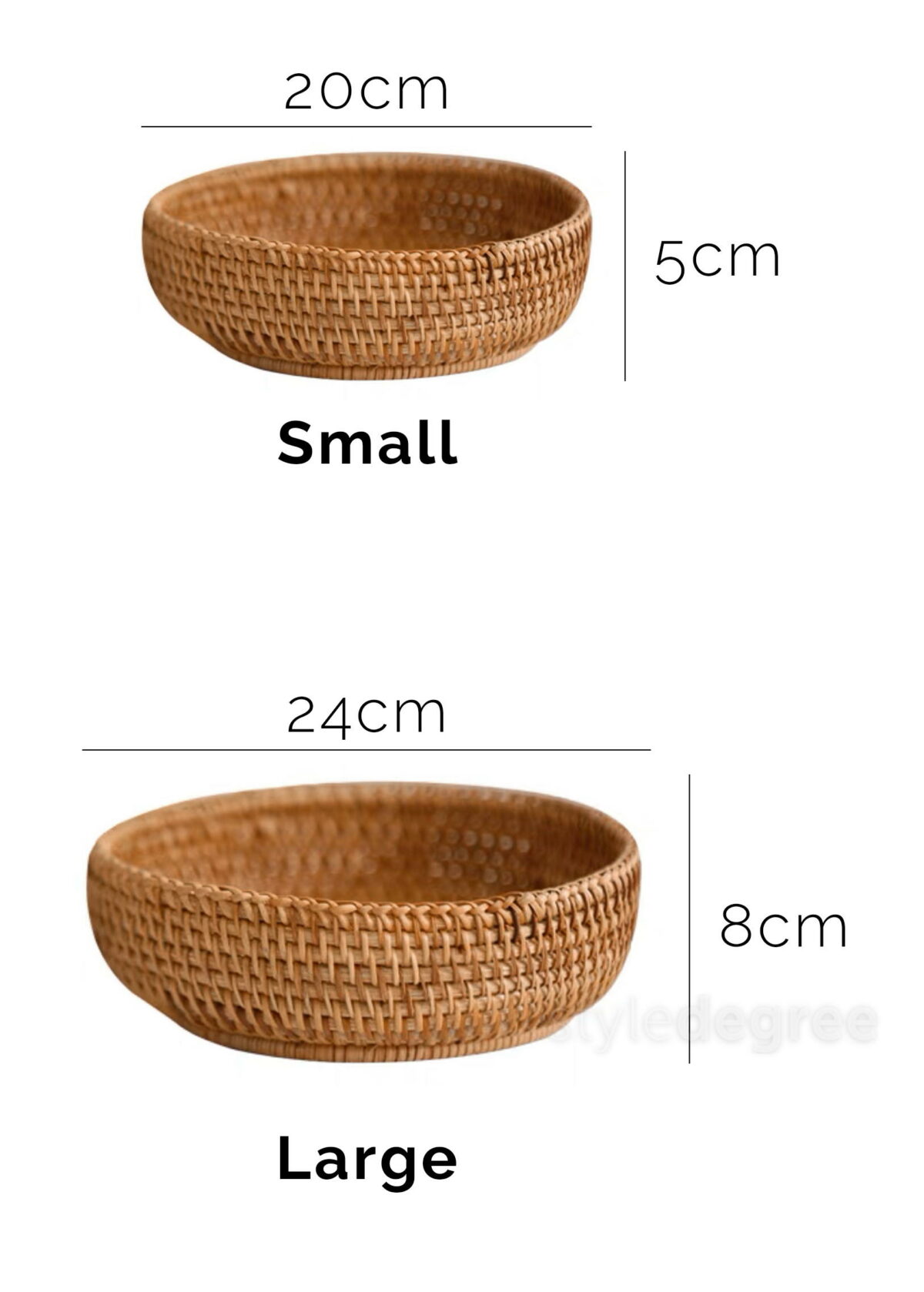 Rattanly Fruit & Keys Basket Hall Entryway Living Sitting Area Holder Storage Essentials Organizer Bohemian Coastal Exotic Traditional Modern Country Rustic Style Degree Sg Singapore