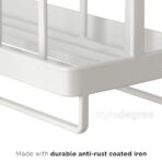 Multi Kitchen Sink Caddy Holder Organizer Tray Rack For Dish Soap Sponges Towels Anti Rust Home Bathroom Countertop Essentials Style Degree Sg Singapore