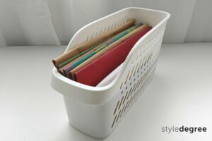 Ideas for storing paper grocery bags hot sale