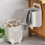 Collapsible Portable Hanging Laundry Basket