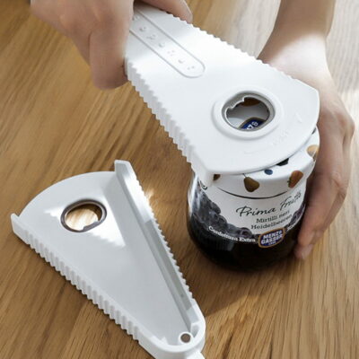 Easy Jar Lid & Bottle Cap Opener Grip Silicon Lining Plastic Multipurpose Hanging Magnet Mount Sauce Bottles Condiments Home Essentials Kitchen Tools Style Degree Sg Singapore