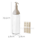 Chef's Oil & Sauce Glass Dispenser Bottle Condiment Container Home Kitchen Storage Style Degree Sg Singapore