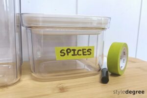 Label containers with washi tape, Use washi tape for labelling, Style Degree, Singapore, SG, StyleMag.