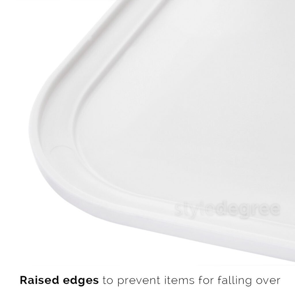 Fold & Store Wall Hanging Tray Bathroom & Trinket Tray Style Degree