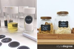 Wipe off sticker labels, Erasable sticker labels, Label spice jars with wipe off sticker labels, Style Degree, Singapore, SG, StyleMag.