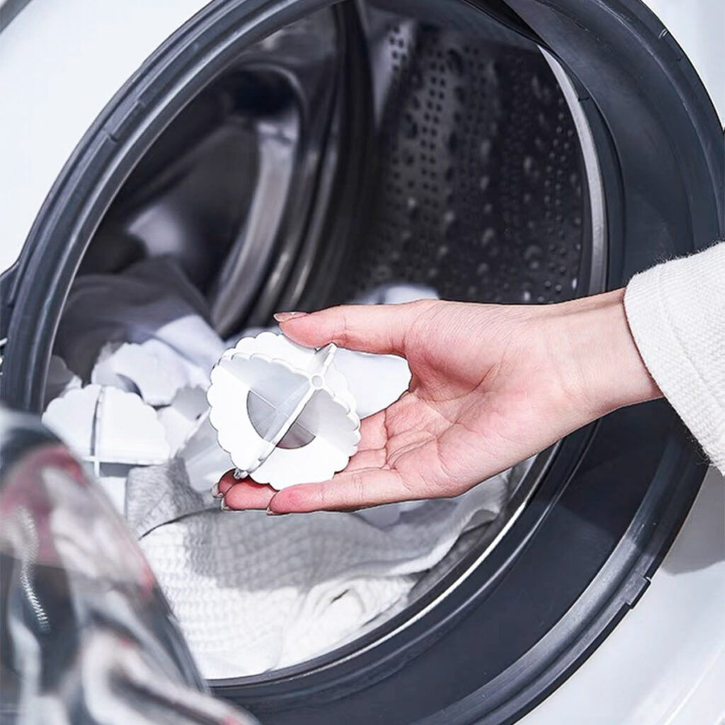 Washing Machine & Dryer Laundry Ball (4pc Set) Scrubbing Cleaning Remove Static Lint Wrinkles Style Degree Sg Singapore