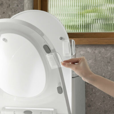 Invisible Toilet Seat Lifter (2pc Set) Handle Hygienic Portable Opener Bathroom Essentials Style Degree Sg Singapore