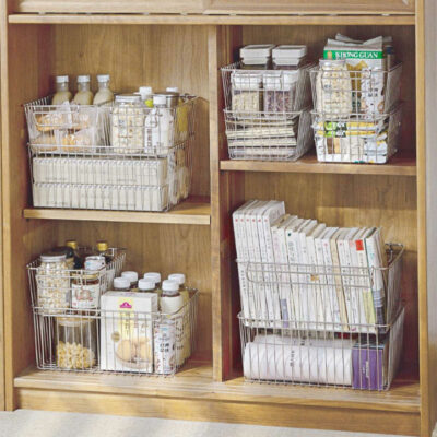 Stackable Stainless Steel Mesh Basket Anti Rust Stainless Steel Wire Vegetables Fruits Storage Bin Kitchen Drawer Shelf Organizer Minimalist Style Degree Sg Singapore