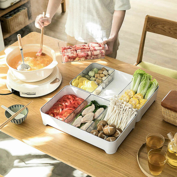 Steamboat & Snacks Platter Organizer Multifunctional Hot Pot Food Storage Eclectic Modern Festive Stackable Kitchen Accessories Style Degree Sg Singapore