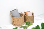 Seagrass Storage Basket (With Handles) Laundry Portable Bin Bohemian Coastal Natural Style Degree Sg Singapore