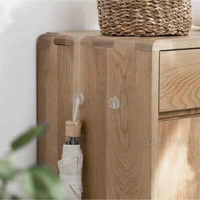 Clear Wall Hanging Hook (4pc Set) Versatile Adhesive Storage Minimalist Home Essentials Organizers Style Degree Sg Singapore