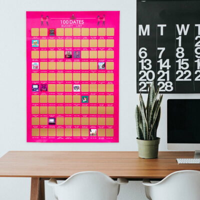 100 Couple Date Ideas Scratch Off Poster Bucket List Ideabank Illustration Pictures Romantic Couples Partner Gifts Present Essential Style Degree Sg Singapore
