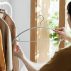 Sturdy Steel Frame Clothes Hanger (4pc Set) Wardrobe Clothing Home Organizers Essentials Style Degree Sg Singapore