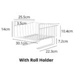 Grande Under Shelf Basket Organizer Wardrobe Closet Cabinet Hanging Storage Solution Style Degree Sg Singapore