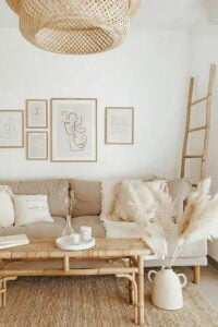 Standalone ladder beside couch, Ladder decoration beside couch, Style Degree, Singapore, SG, StyleMag.