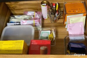 Messy coffee & tea drawer, Disorganized coffee tea drawer, Style Degree, Singapore, SG, StyleMag.