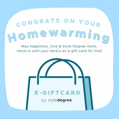 Style Degree Housewarming Homewarming e-gift card present