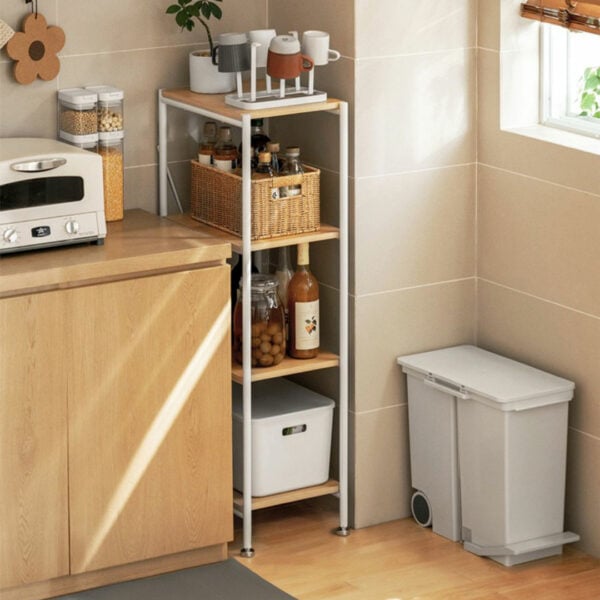 The Scandinavian Slim Storage Shelf Display Shelf Open Shelf Shelf Rack Living Room Decor Bathroom Storage Style Degree Sg Singapore