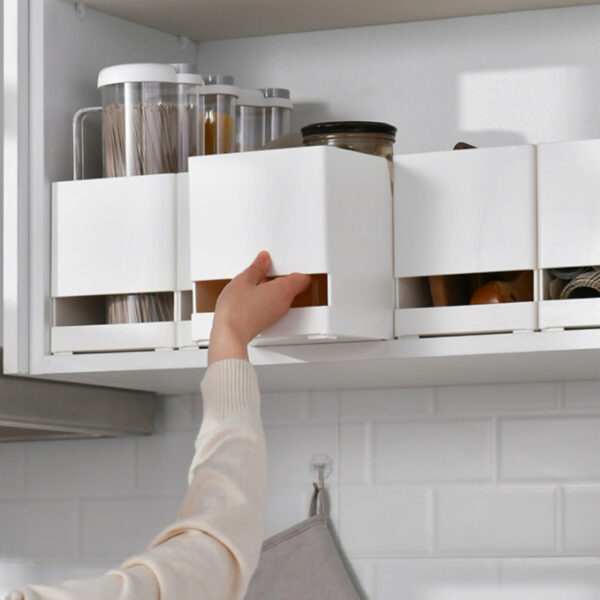 Spacious Connectable Bin Storage Bin Shelf Organizer Cabinet Organizer Kitchen Pantry Essentials Closet Essentials Spacious Connectable Bin