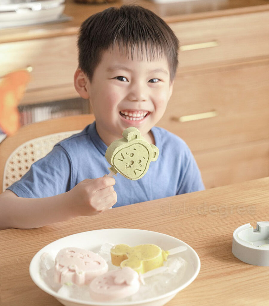 Kids Animals Silicone Popsicle Maker Children Activity Style Degree