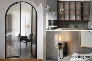 9 gorgeous fluted glass interior ideas for singapore homes feature image, Fluted glass ideas for hdbs & condos feature image, Style Degree, Singapore, SG, StyleMag.