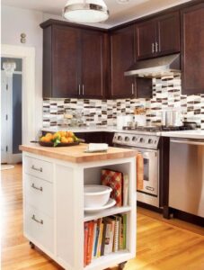 Bookshelf in kitchen island, Kitchen island with bookshelf, Style Degree, Singapore, SG, StyleMag.