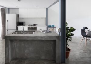 Concrete kitchen island, Kitchen island made of concrete, Style Degree, Singapore, SG, StyleMag.