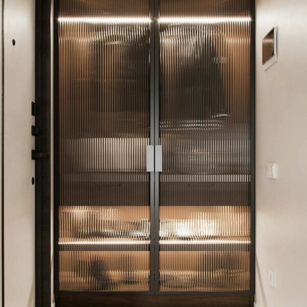 Dark Fluted Glass Wardrobe Door StyleMag Style Degree