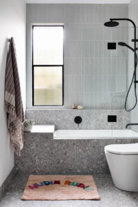 Fluted glass window in bathroom, Bathroom with fluted glass window, Style Degree, Singapore, SG, StyleMag.