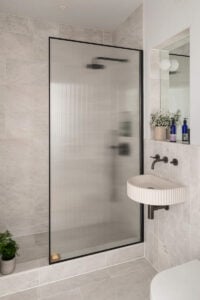 Shower screen with fluted glass, Shower door with fluted glass, Style Degree, Singapore, SG, StyleMag.