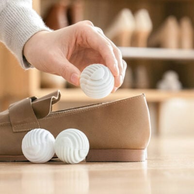 Anti-Odour Moth Ball With Case (6pc Set) Storage Shoe Cabinet Drawer Shelf Deodorizer Style Degree Sg Singapore
