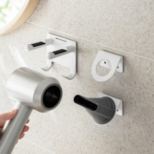 Hair Dryer & Attachments Wall Holder