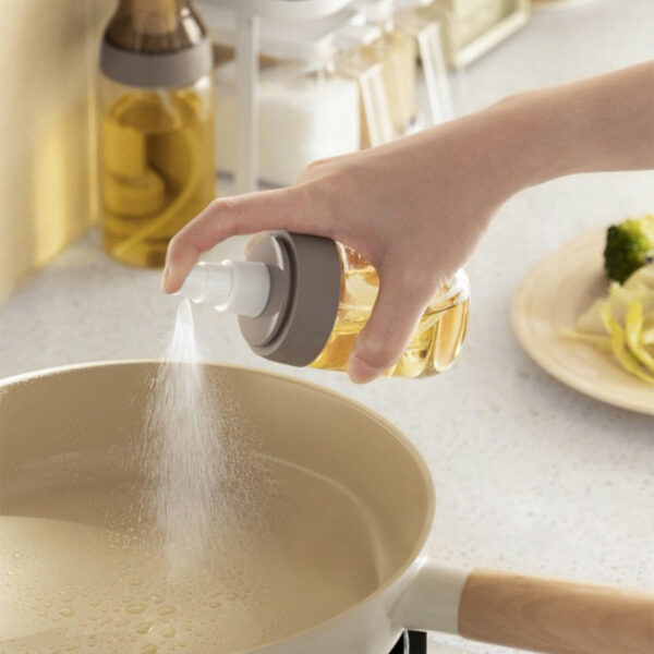 Easy Oil Spray Glass Bottle Kitchenware Airfyer Pan Grill Kitchen Storage Essential Style Degree Sg Singapore