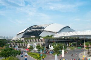 National stadium singapore, People outside national stadium singapore, Style Degree, Singapore, SG, StyleMag.