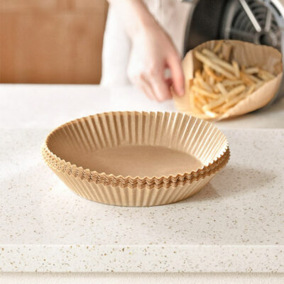 Airfryer Disposable Paper Liner (50pc Set) Air Fryer Liner Paper Round Air Fryer Liners Air Fryer Accessories Kitchen Essentials Style Degree Sg Singapore