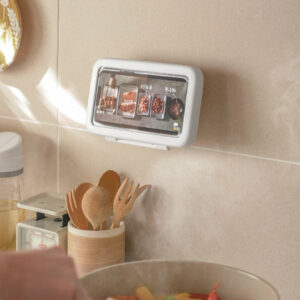 Hands-Free Phone Wall-Mounted Holder Waterproof Bathroom Phone Holder Bathroom Mirror Phone Holder Shower Phone Holder Waterproof Bathroom Kitchen Essentials Style Degree Sg Singapore